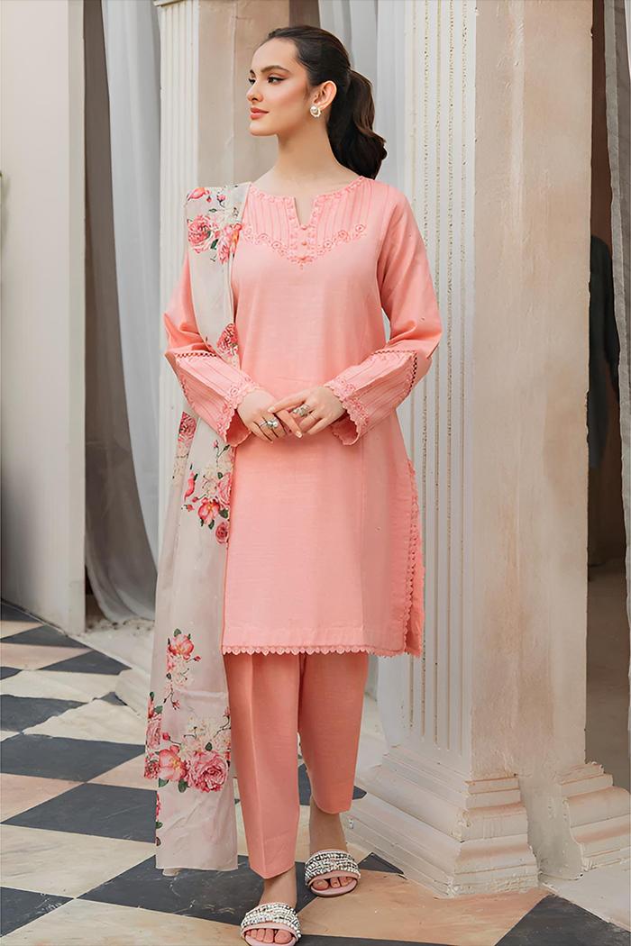 Bin Saeed Digital Print Lawn 3Pcs کپڑے کی کوالٹی:(Fabrics)  LAWN With Lawn